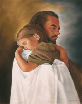 jesus-holding-girl